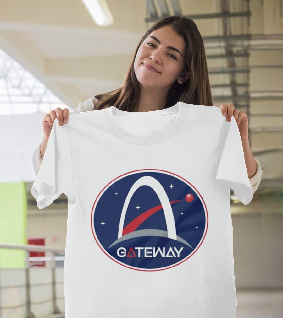 Gateway Program NASA Inspired St. Louis Arch T-Shirt