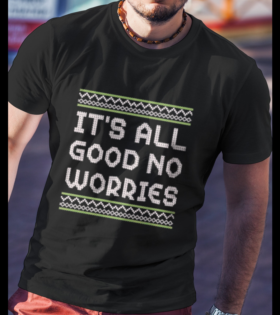 It's All Good No Worries Knitted T-Shirt