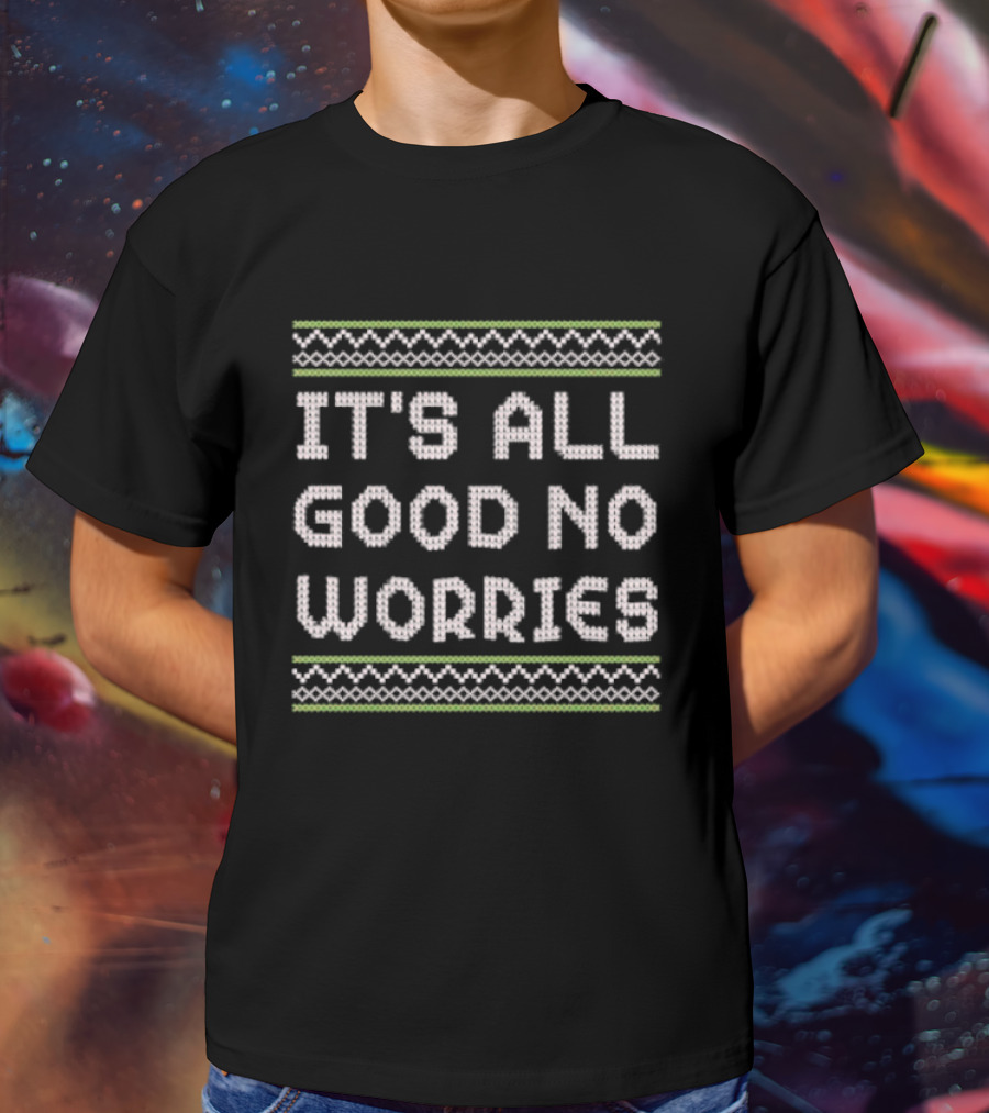 It's All Good No Worries Knitted T-Shirt