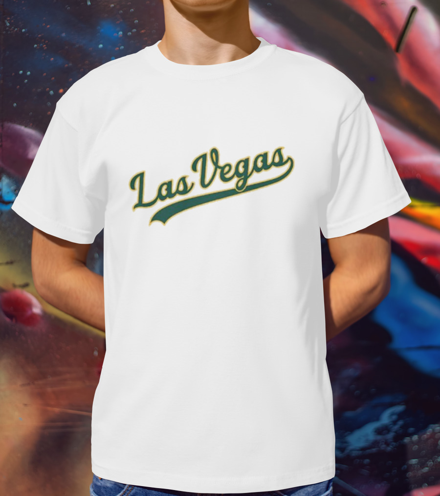 Las Vegas Baseball Script T-Shirt