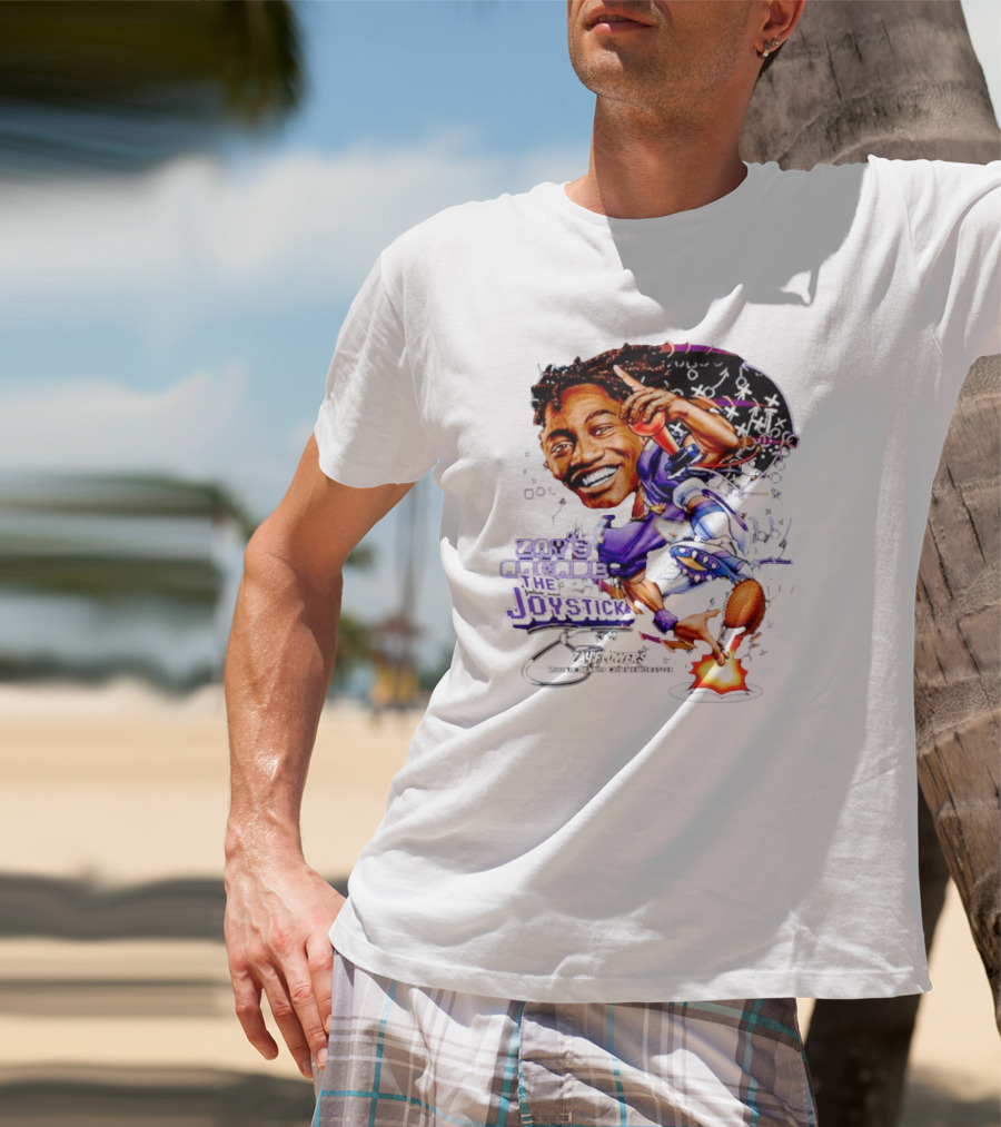 Zay’s Arcade The Joystick Zay Flowers Rookie Season Collaborator T-Shirt