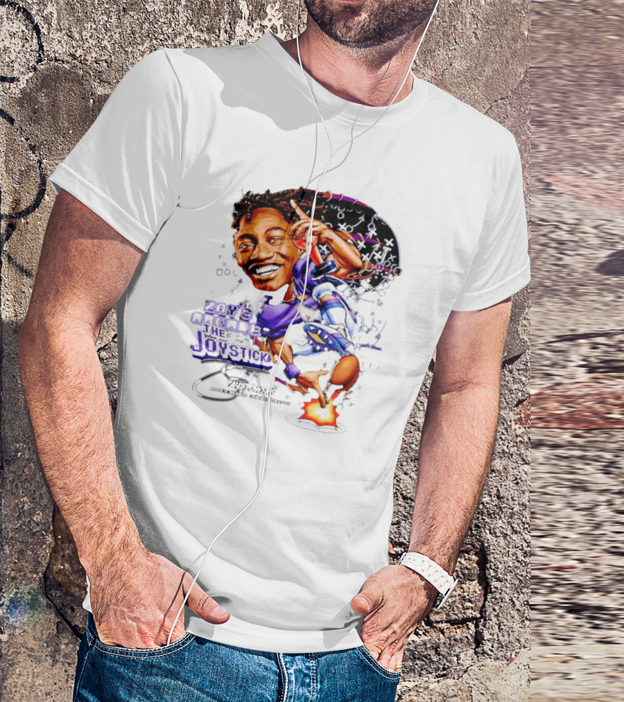 Zay’s Arcade The Joystick Zay Flowers Rookie Season Collaborator T-Shirt