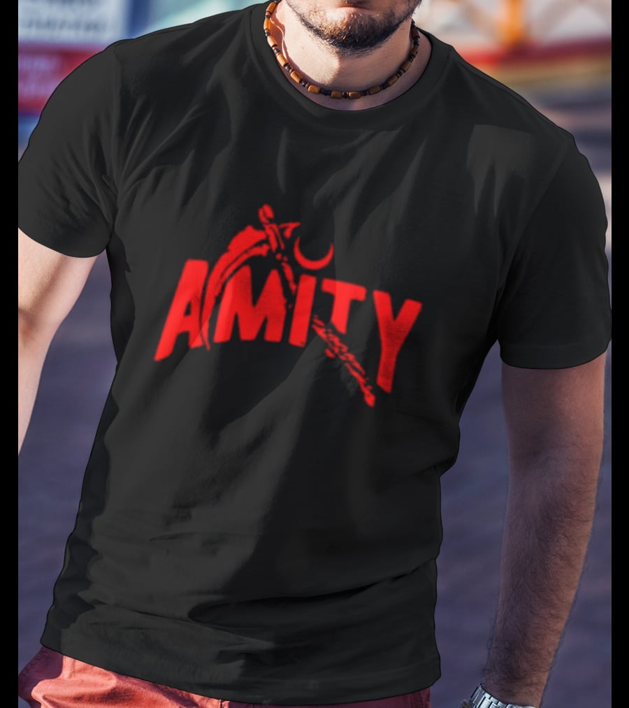 Amity Scythe Pull Me Into Hell Red Crescent T-Shirt