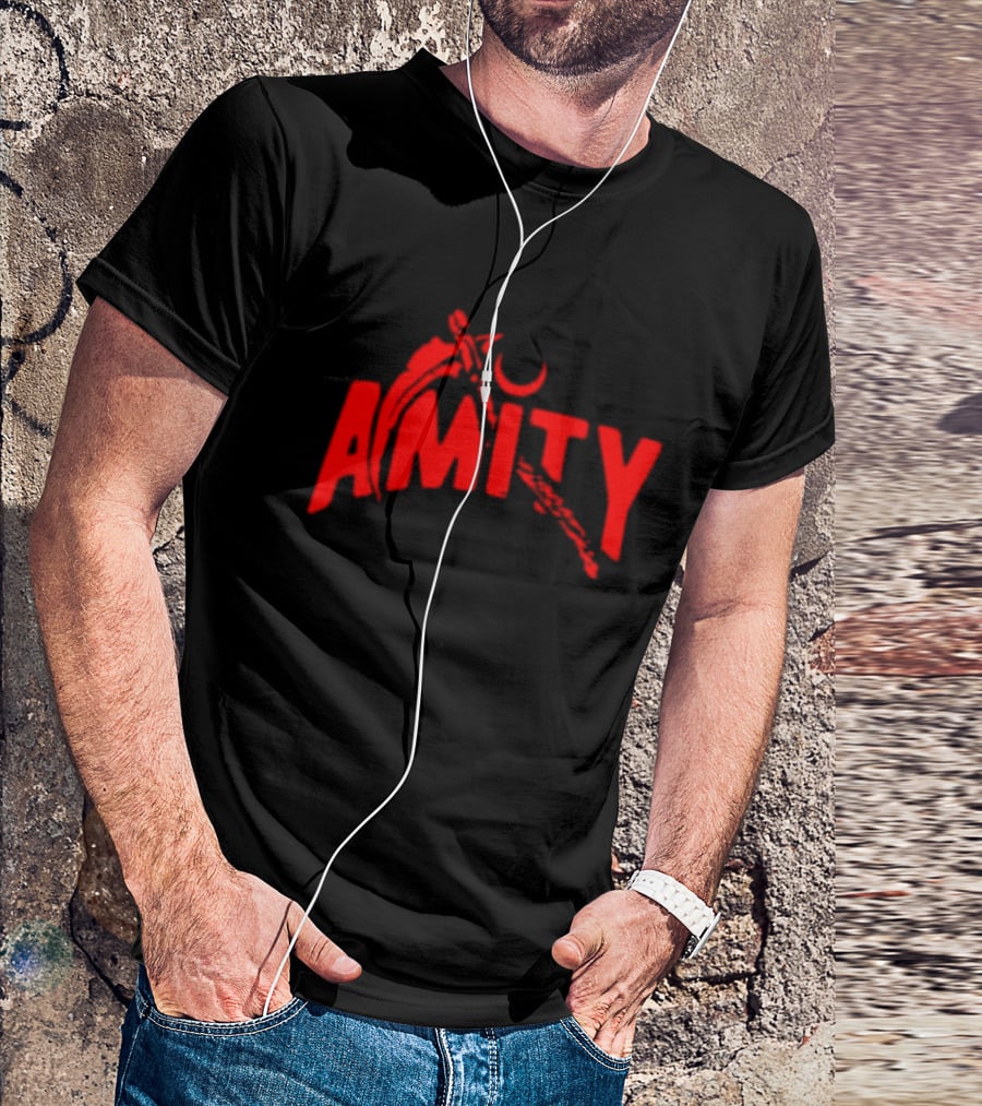 Amity Scythe Pull Me Into Hell Red Crescent T-Shirt