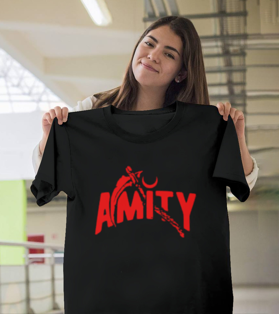 Amity Scythe Pull Me Into Hell Red Crescent T-Shirt
