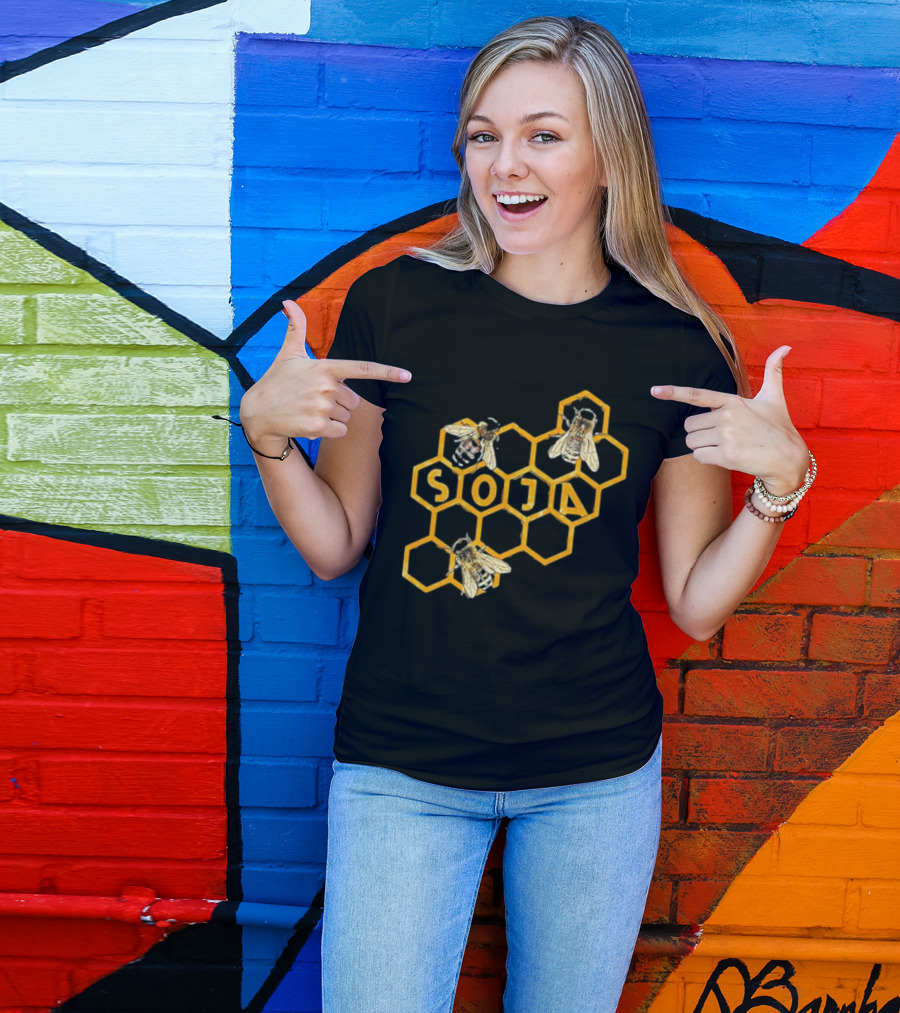 SOJA Bee Honeycomb T-Shirt