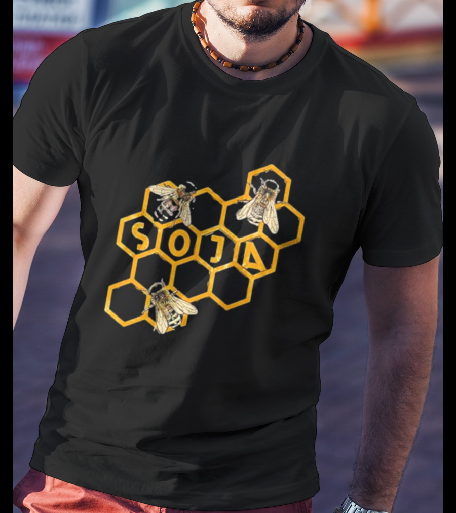 SOJA Bee Honeycomb T-Shirt