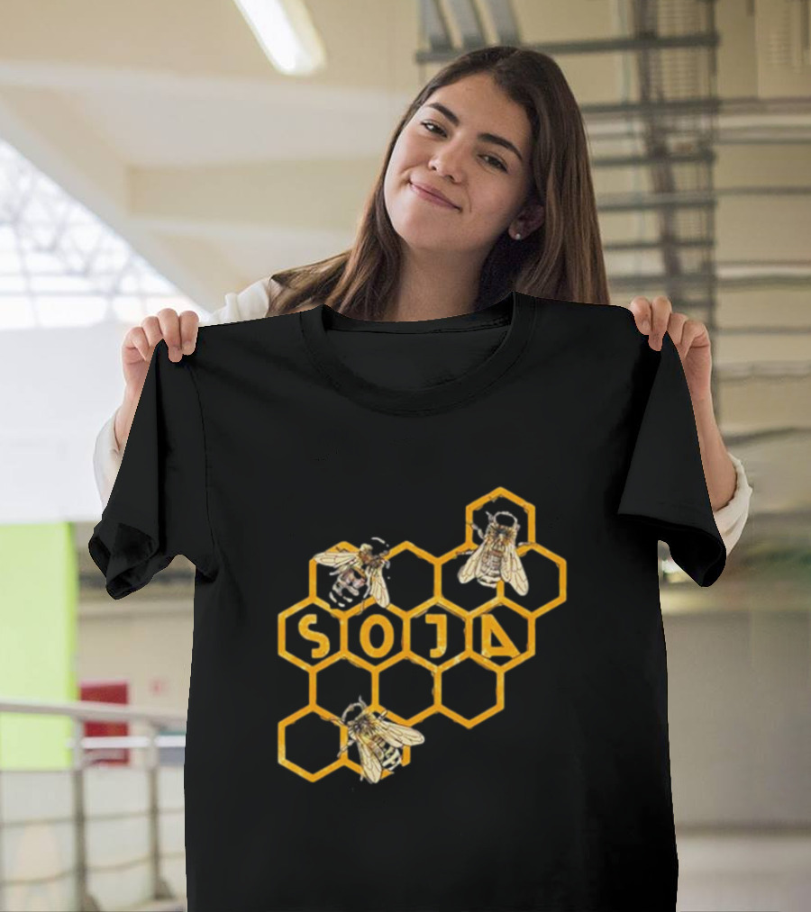 SOJA Bee Honeycomb T-Shirt