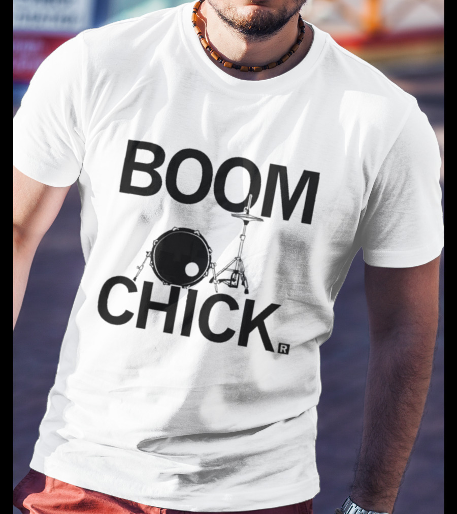 Boom Chick Drums Band Music T-Shirt