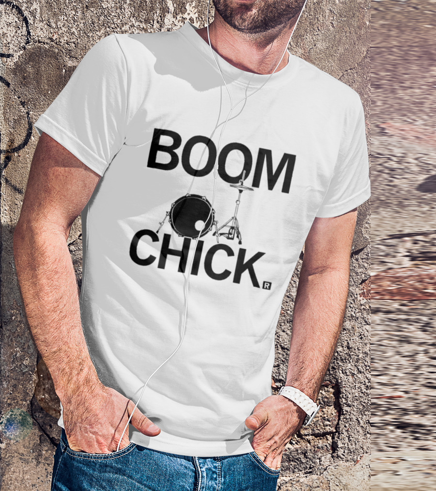 Boom Chick Drums Band Music T-Shirt