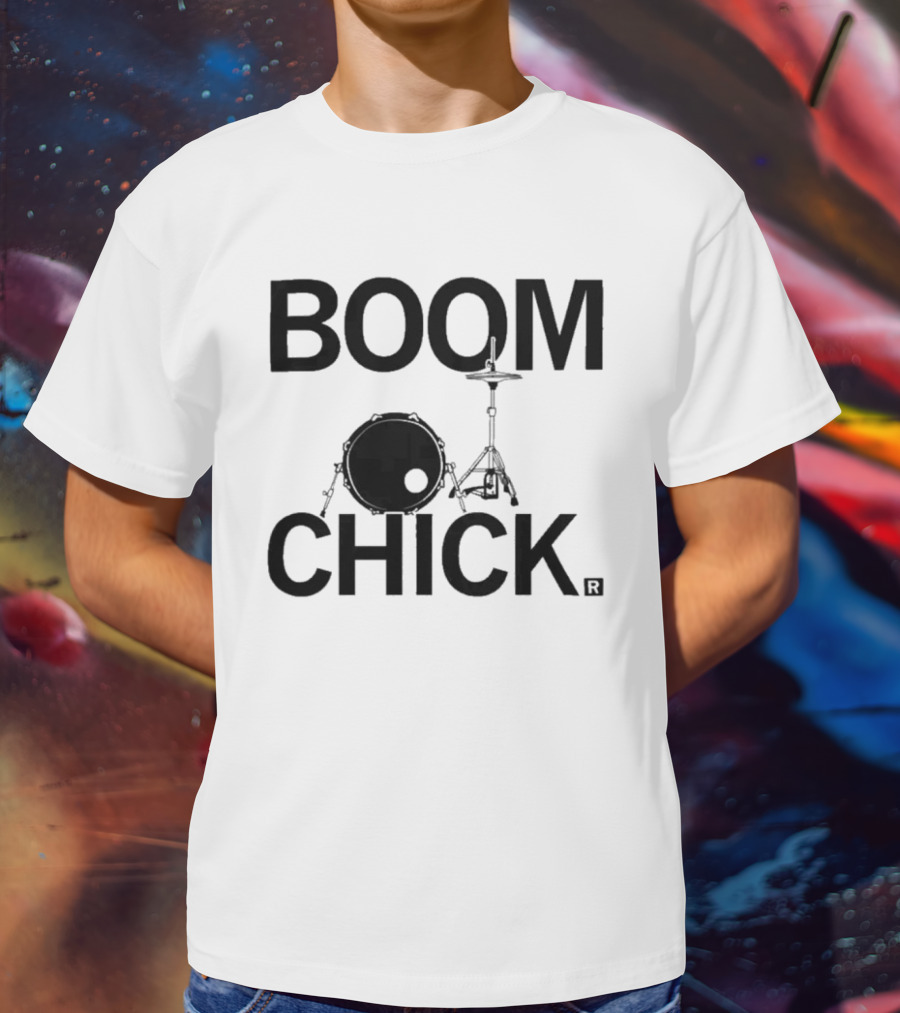 Boom Chick Drums Band Music T-Shirt