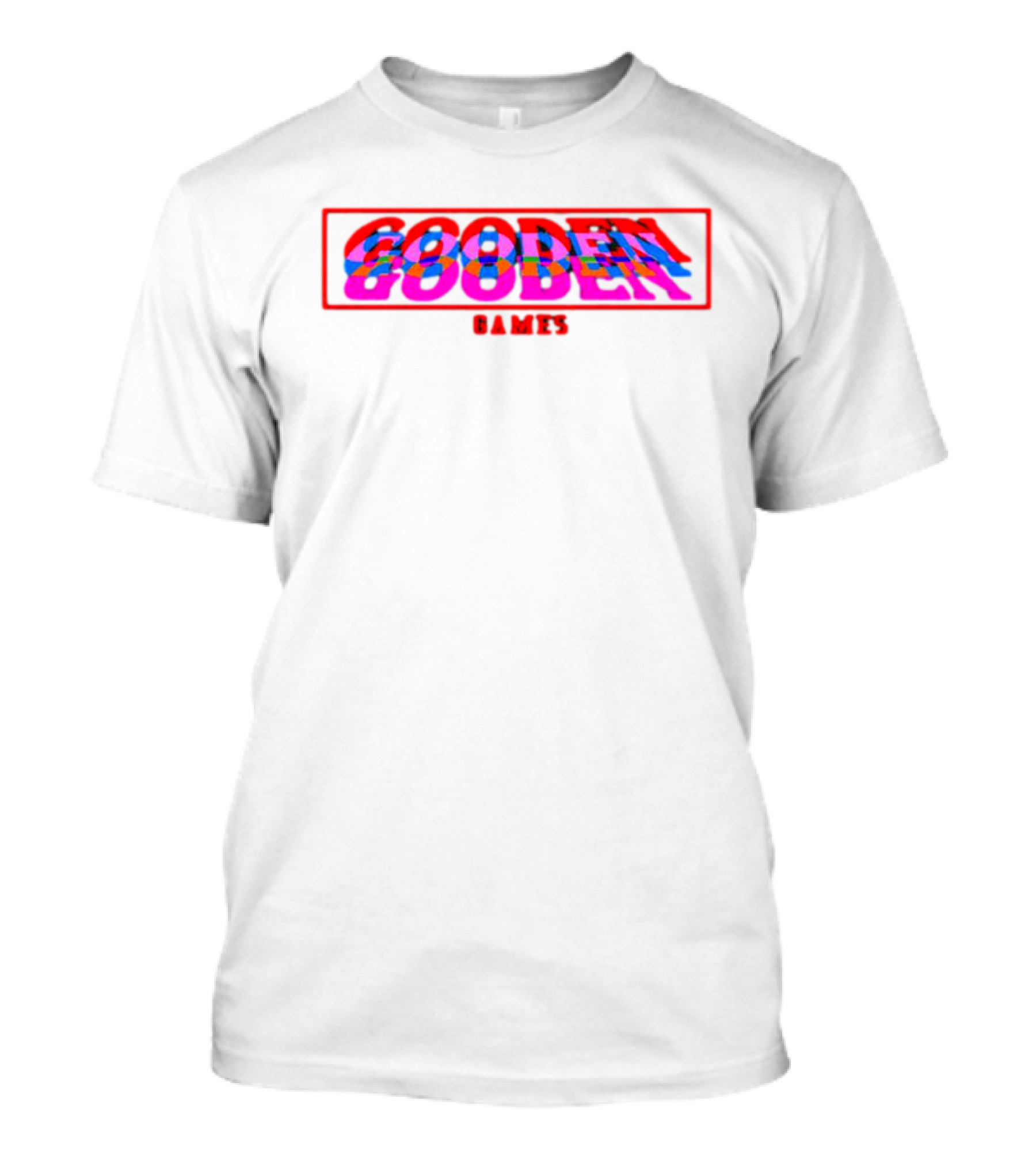 Drew Gooden Merch Gooden Games Glitch Text T-Shirt