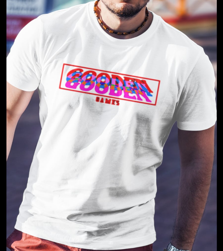 Drew Gooden Merch Gooden Games Glitch Text T-Shirt