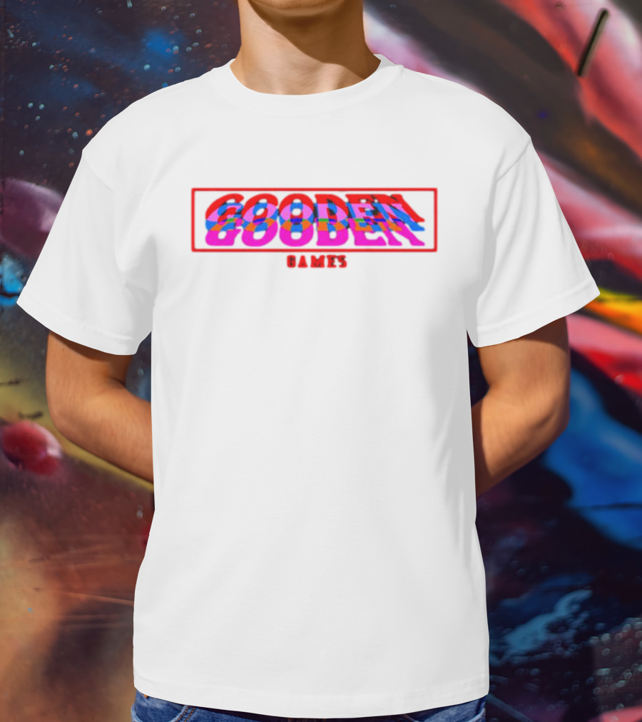 Drew Gooden Merch Gooden Games Glitch Text T-Shirt