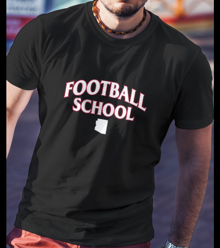 Football School Arizona State Outline T-Shirt