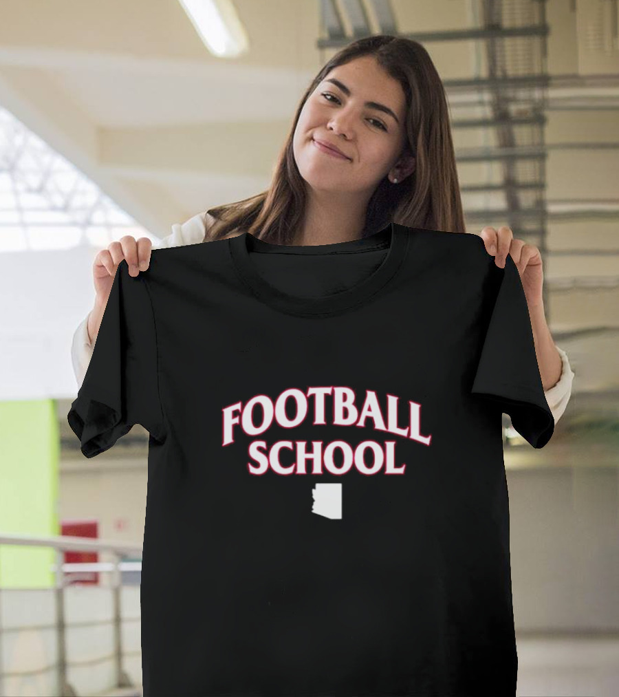 Football School Arizona State Outline T-Shirt