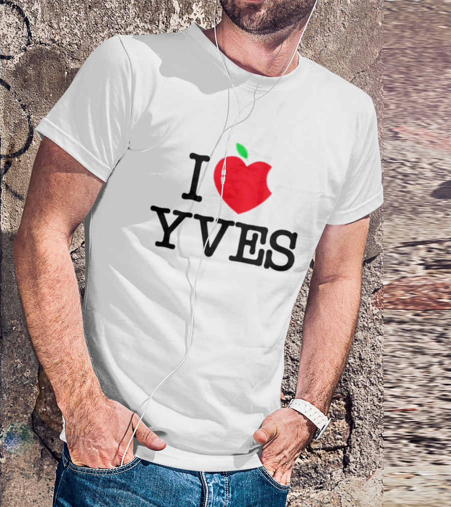 I Heart Apple Yves Red Apple T-Shirt