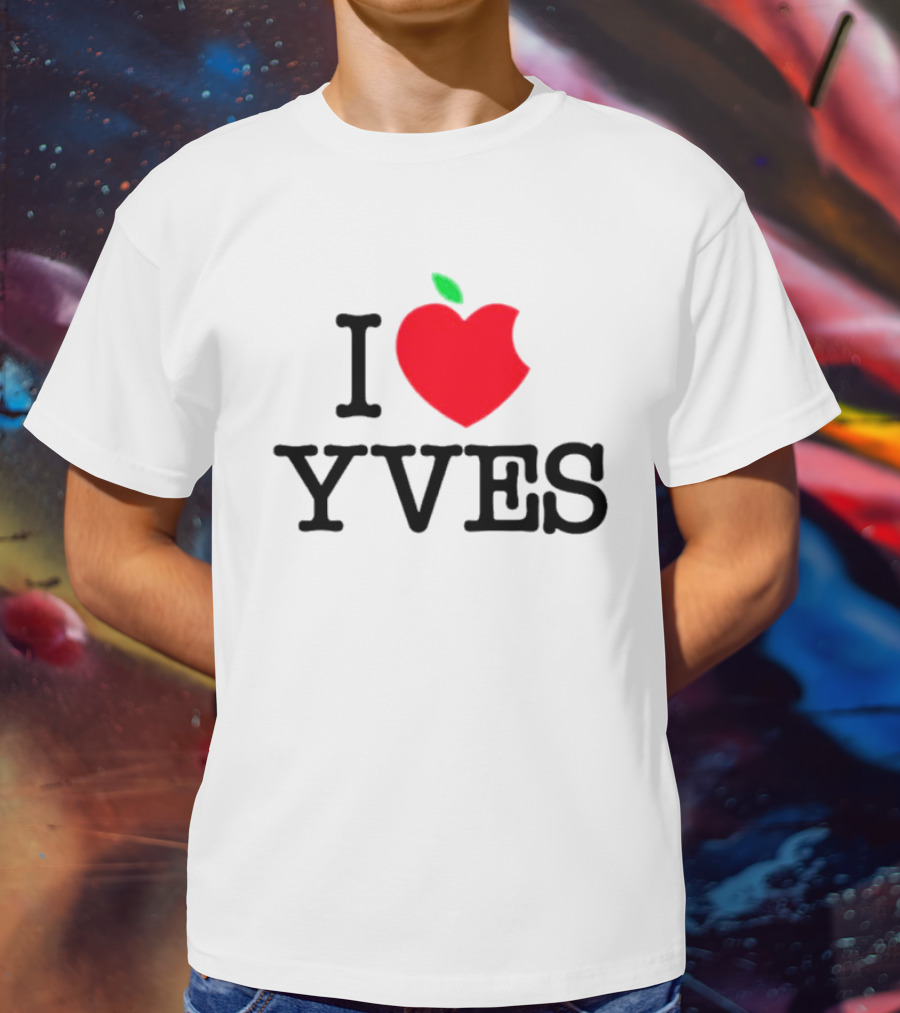 I Heart Apple Yves Red Apple T-Shirt