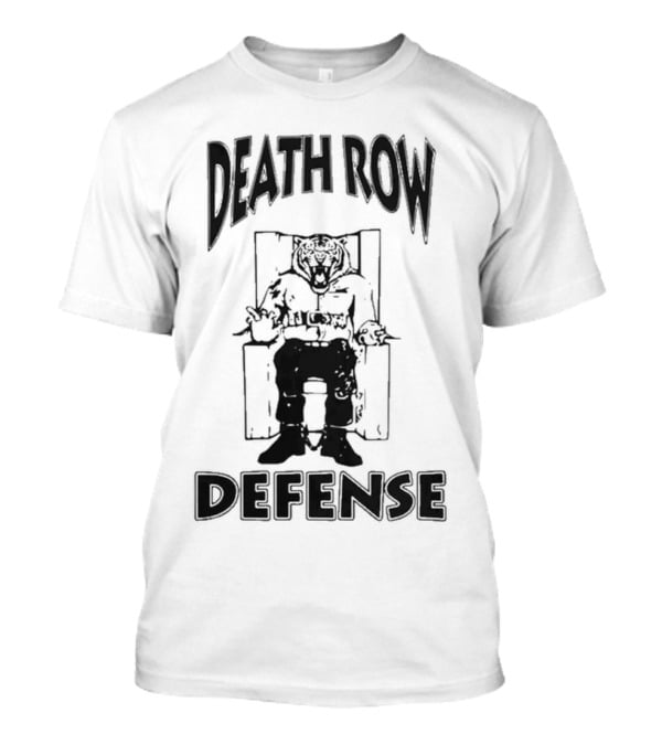 Missouri Tigers Death Row Defense Football Tiger Electric Chair T-Shirt