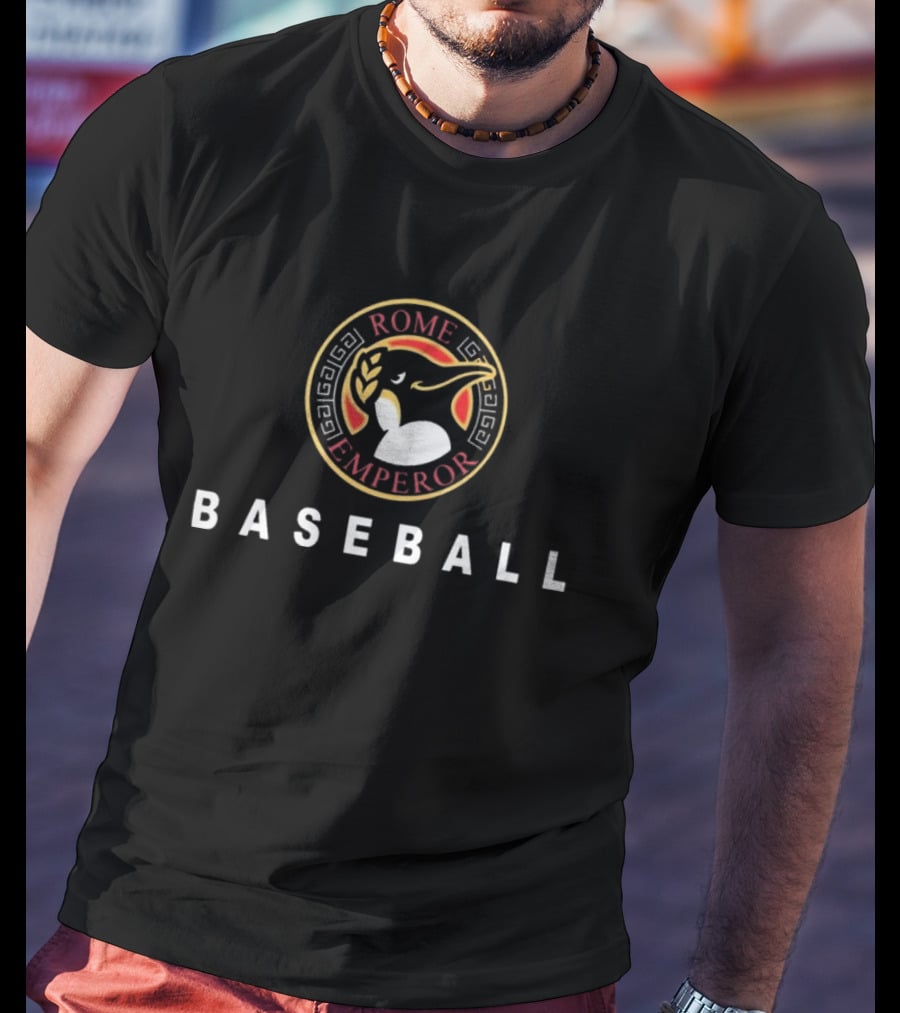 Rome Emperor Baseball Roundel T-Shirt