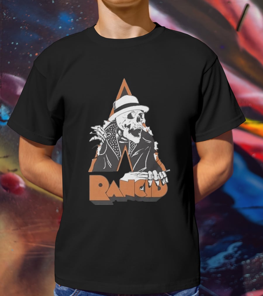 Rancid Skull Retro Style Ultra Breakout T-Shirt