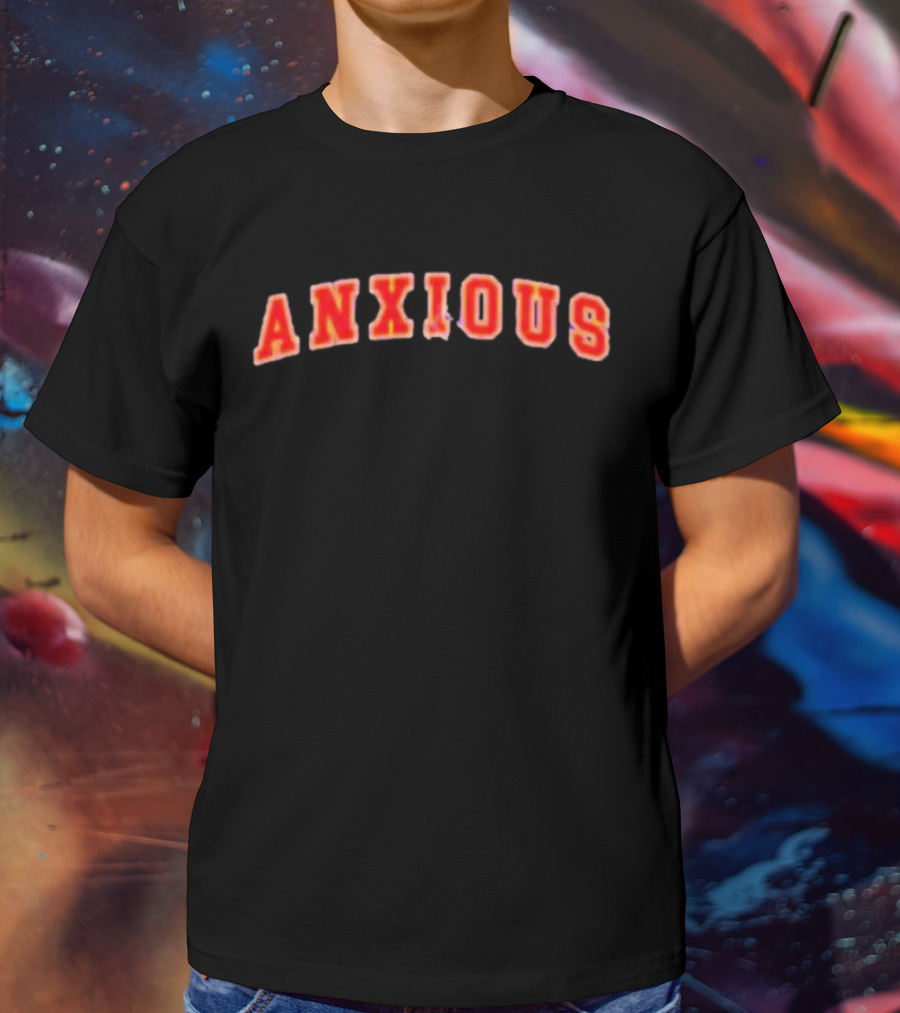 Tom Cardy Anxious Arch Red Text Merch T-Shirt