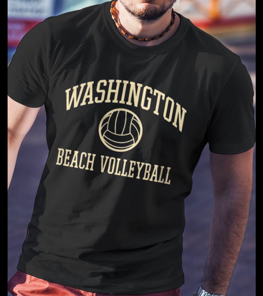 Washington Huskies Beach Volleyball Washington Beach Volleyball T-Shirt