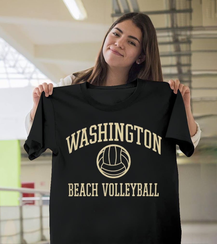 Washington Huskies Beach Volleyball Washington Beach Volleyball T-Shirt