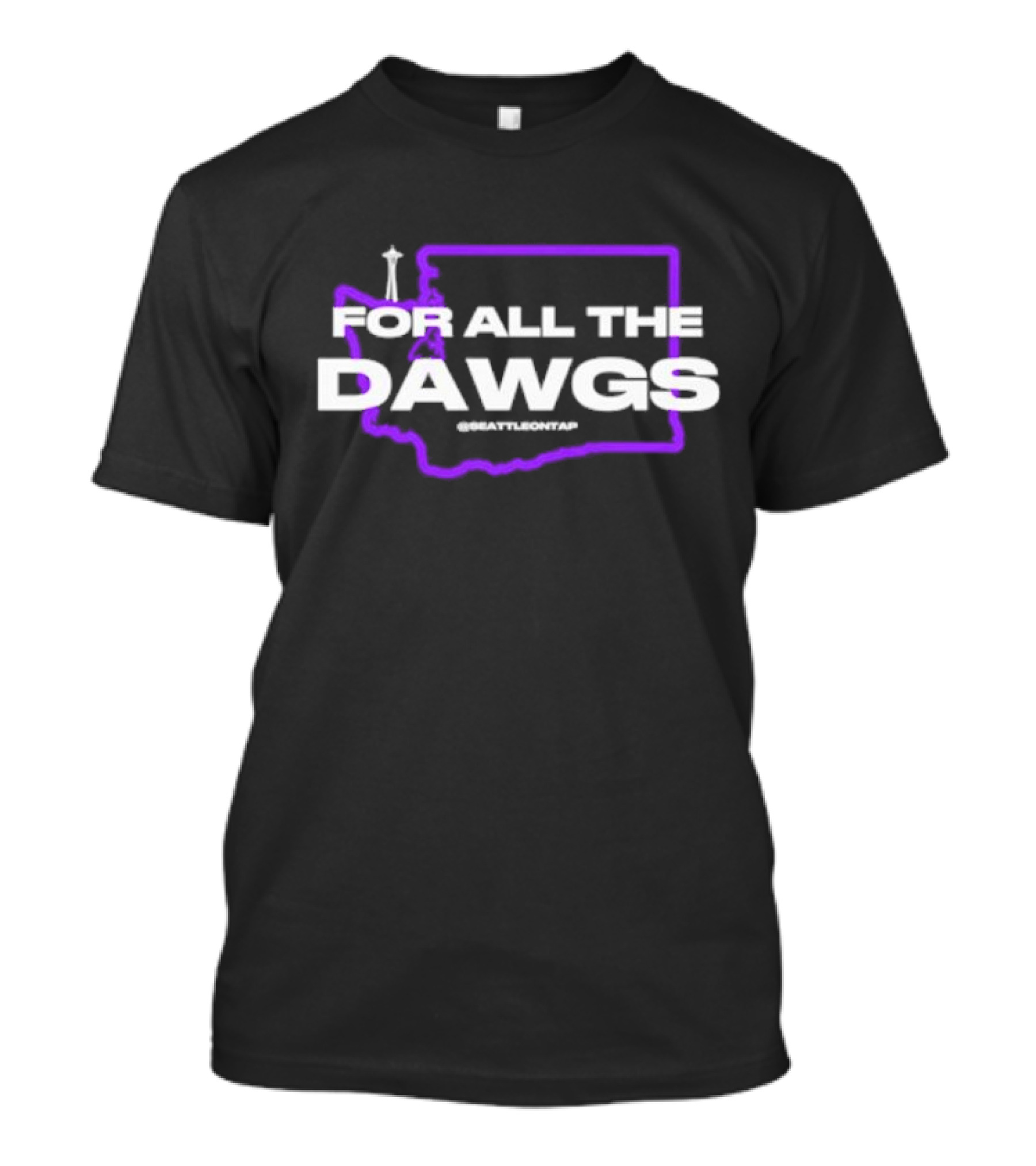 For All The Dawgs Washington Seattle On Tap Washington Huskies T-Shirt