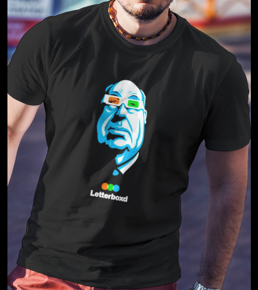 Hitch Portrait Pop Art Letterboxd T-Shirt