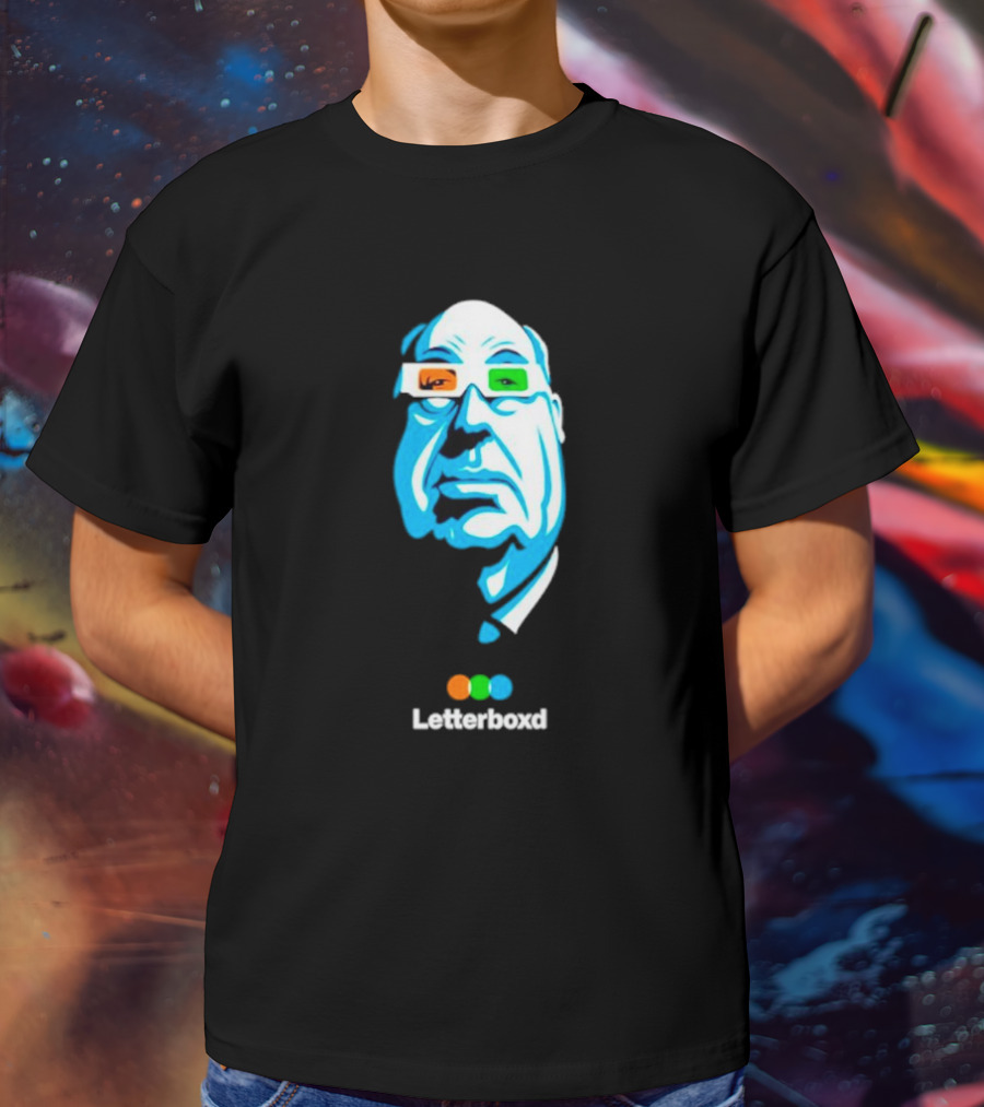 Hitch Portrait Pop Art Letterboxd T-Shirt