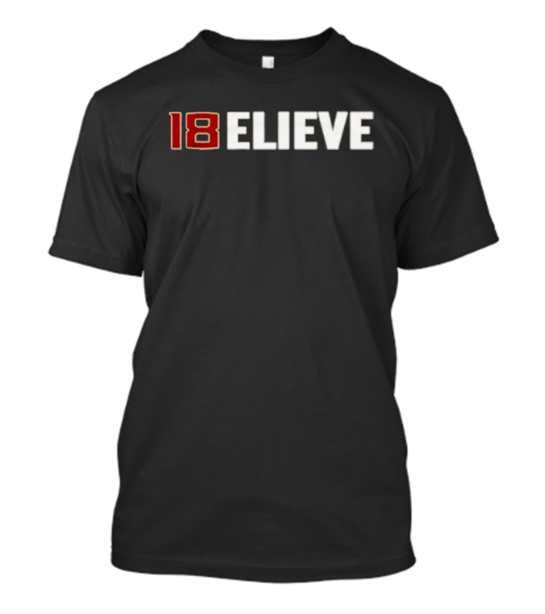Jordan Travis 18 Believe Football Motivation T-Shirt