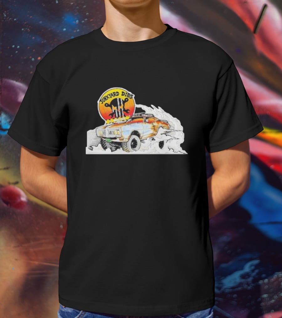 Junkyard Digs Explosive 1968 Lemans Adventure T-Shirt