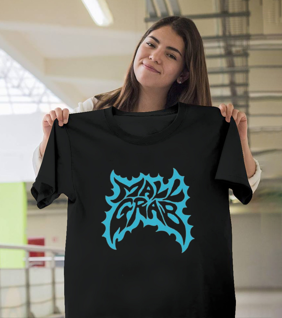 Mall Grab Psychedelic Blue Flame T-Shirt