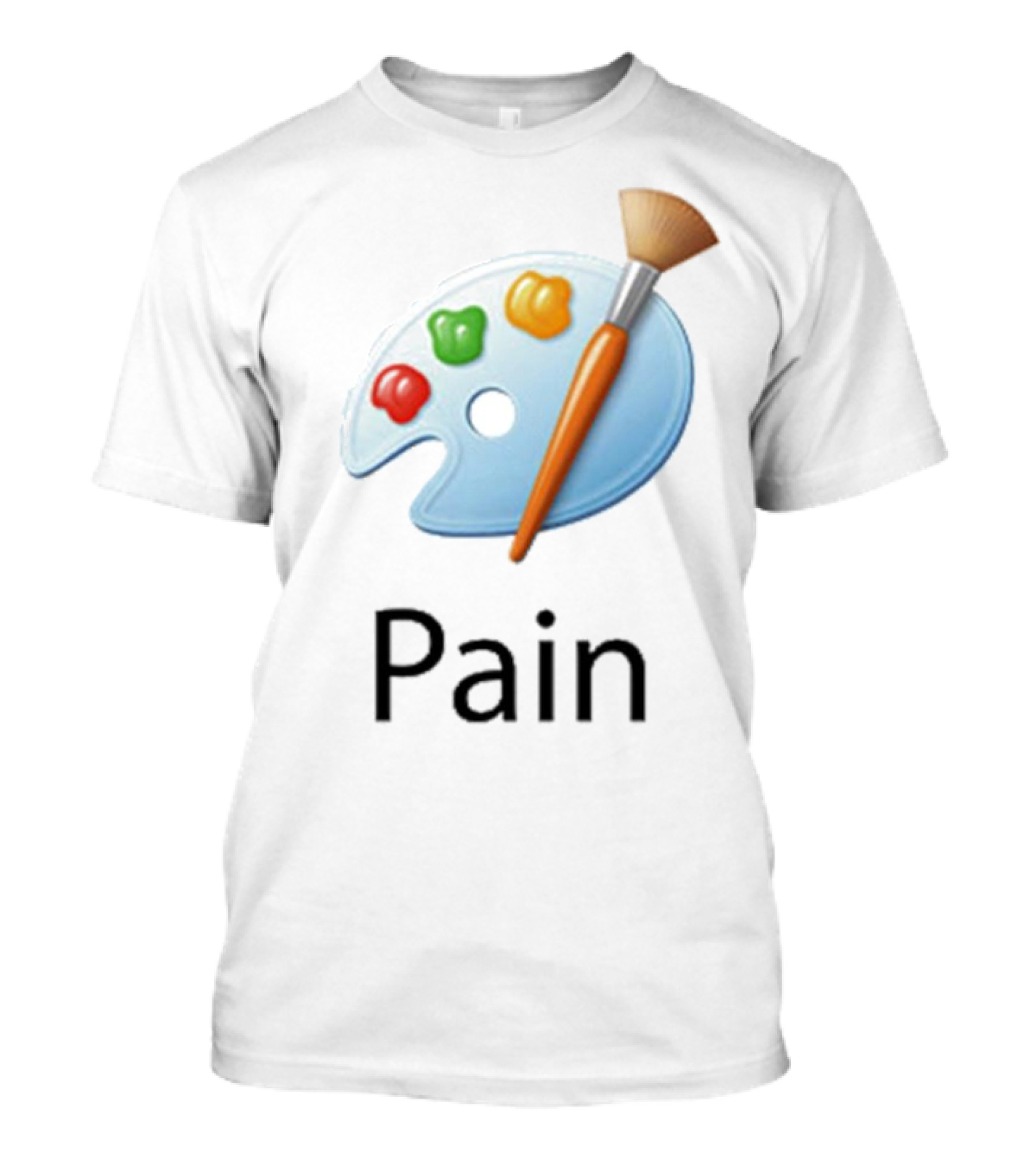 Pain Microsoft Paint Palette Brush T-Shirt
