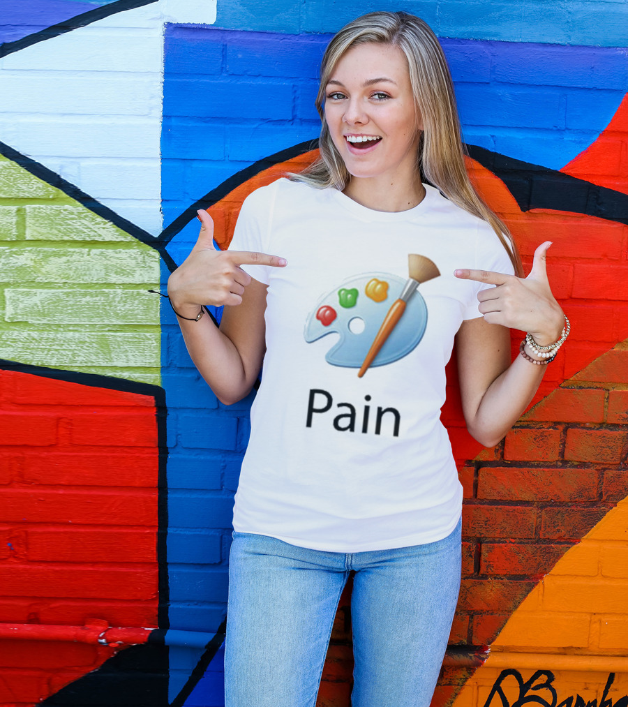 Pain Microsoft Paint Palette Brush T-Shirt