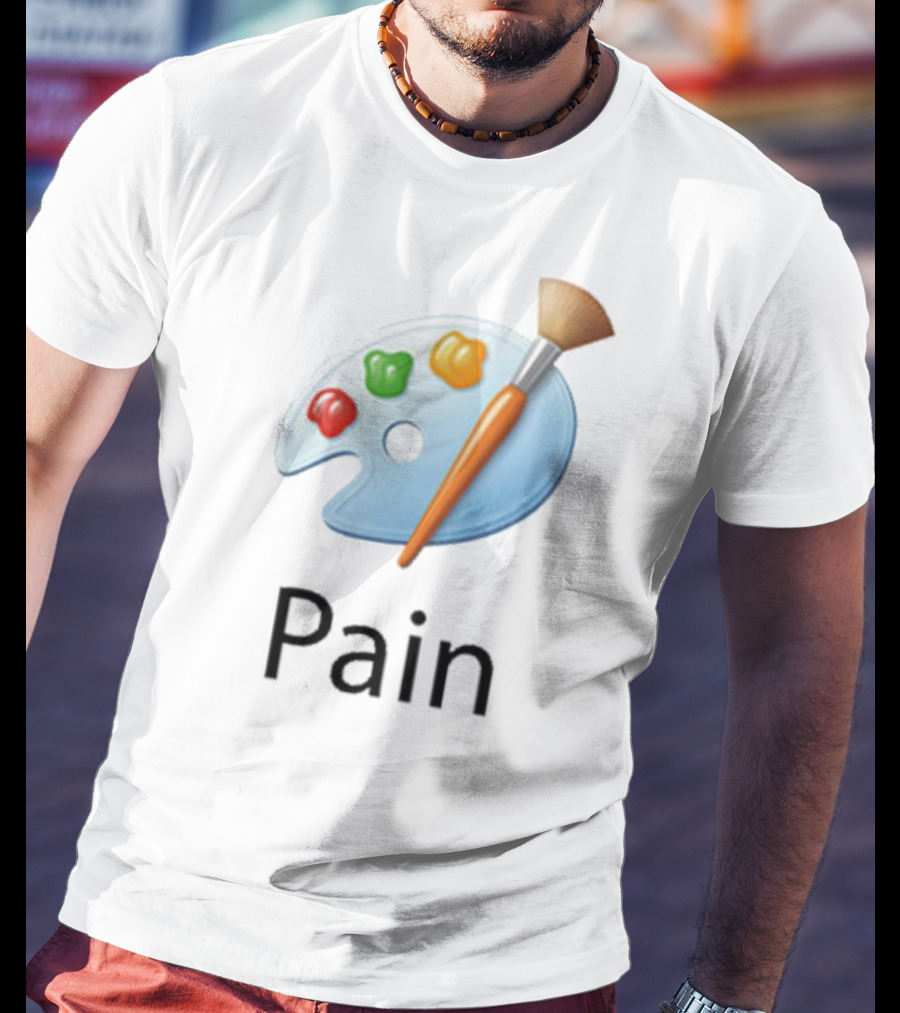 Pain Microsoft Paint Palette Brush T-Shirt