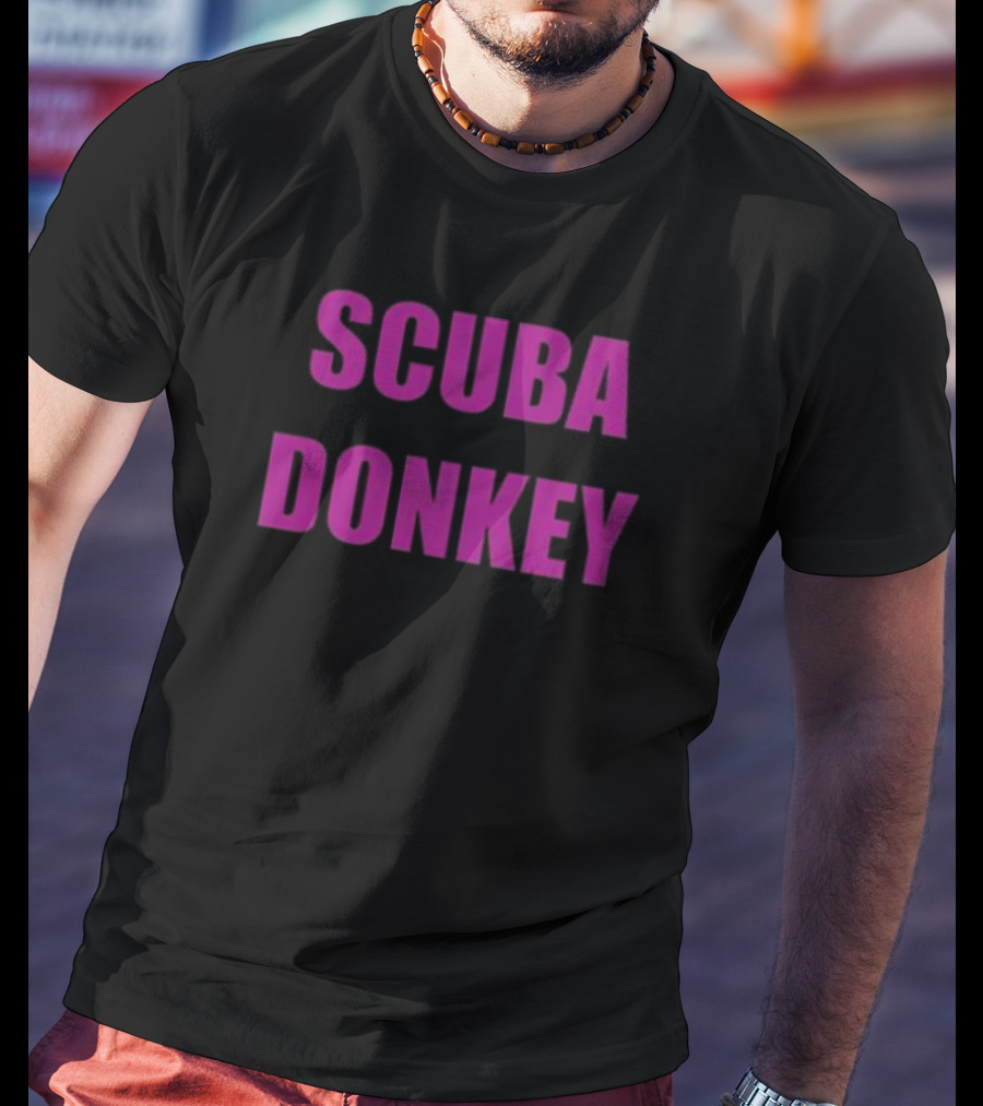 Scuba Donkey Adam Mcintyre T-Shirt
