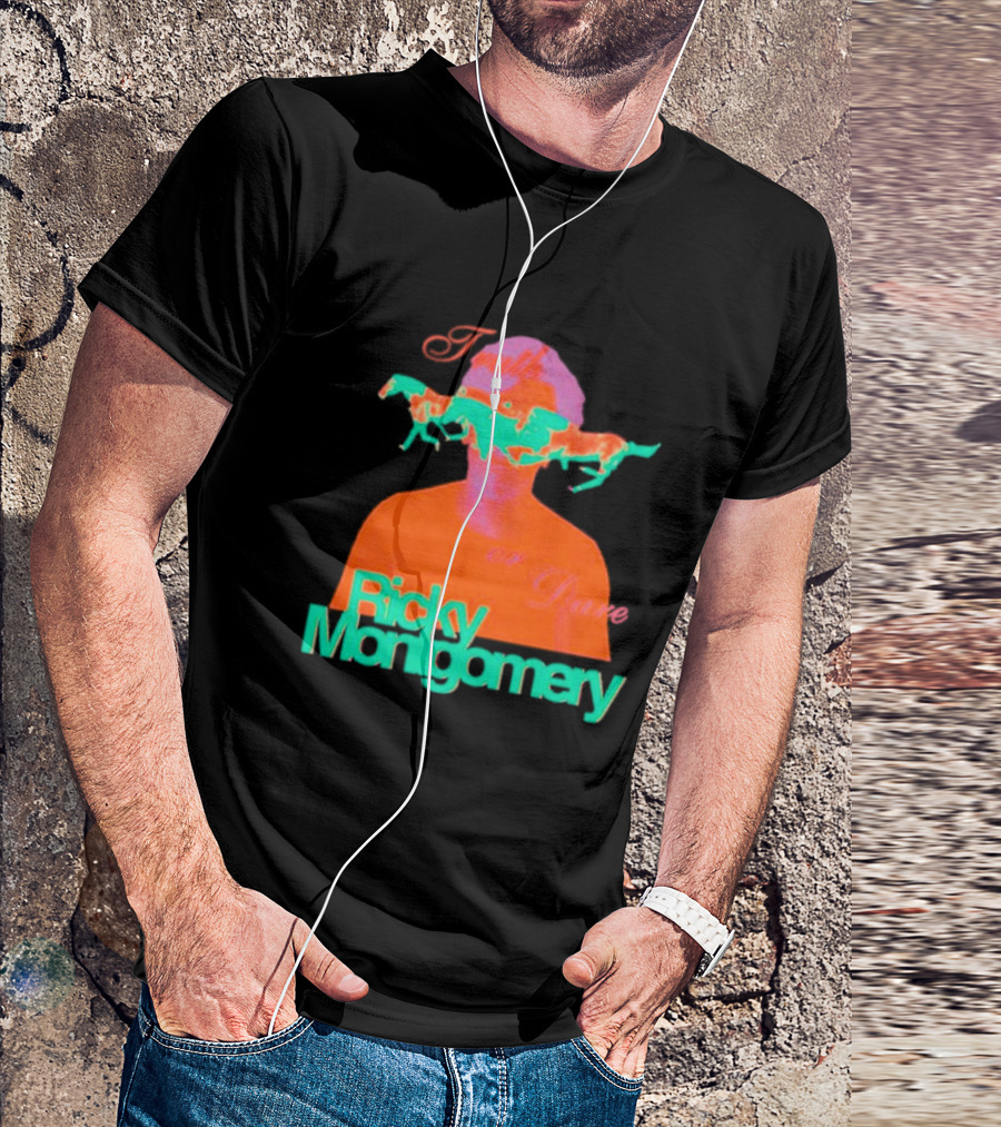 Ricky Montgomery Truth Or Dare Vibrant Horse Overlay T-Shirt
