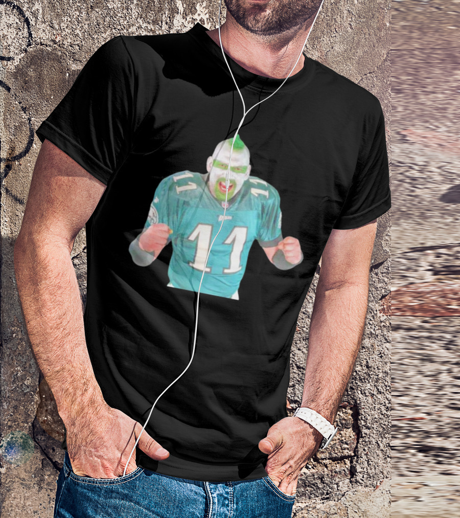 Jamie Pagliei The Philly Sports Fanatic In Eagles Jersey 11 T-Shirt