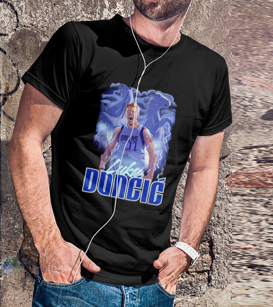 Luka Doncic Dallas Mavericks Basketball Mavericks Player T-Shirt