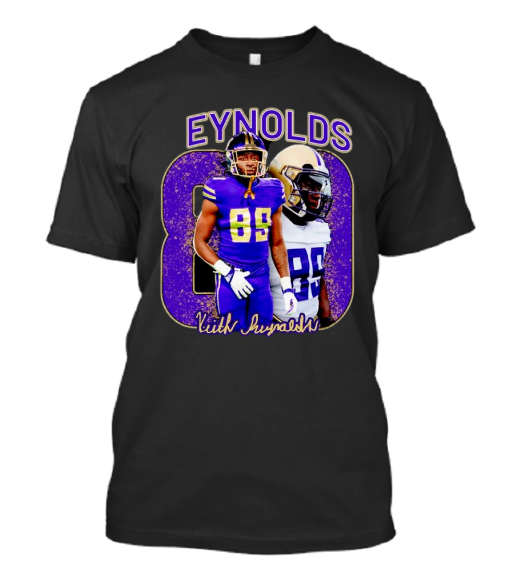 Eynolds 89 Keith Reynolds Husky Football Jersey T-Shirt