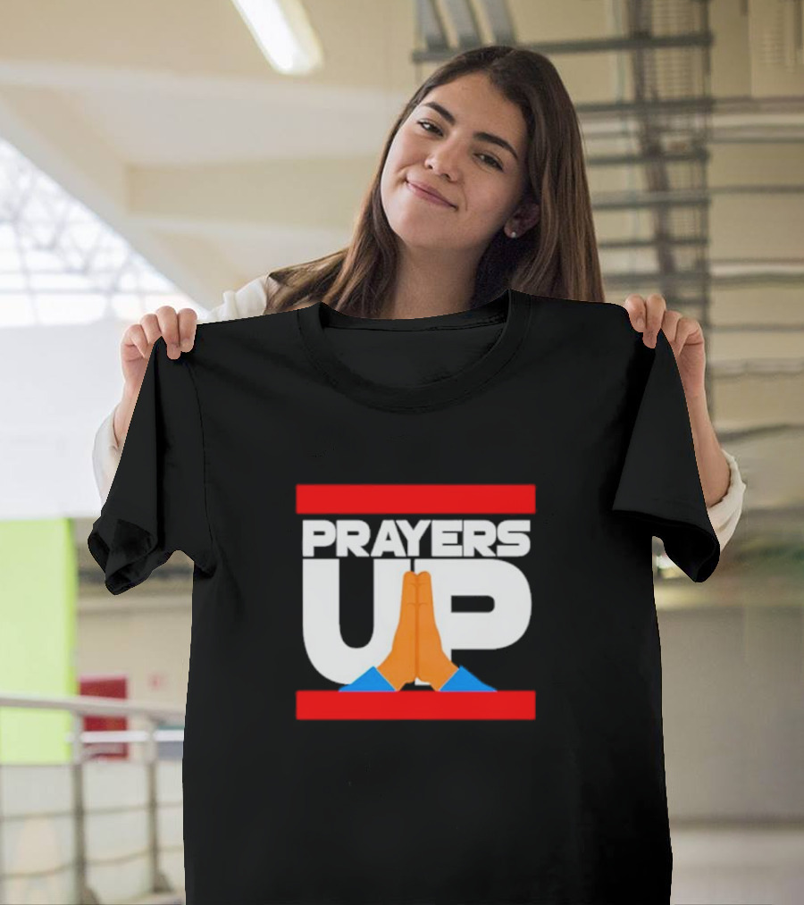 Prayers Up Hands Together T-Shirt