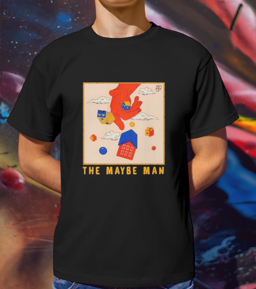 The Maybe Man Floating Houses And Clouds AJR T-Shirt