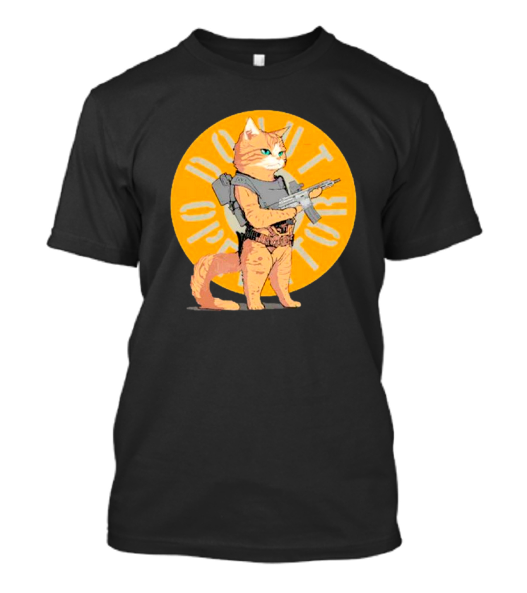 Revenge Of Squirt Cat Armed With Justice Against Dog Domination T-Shirt