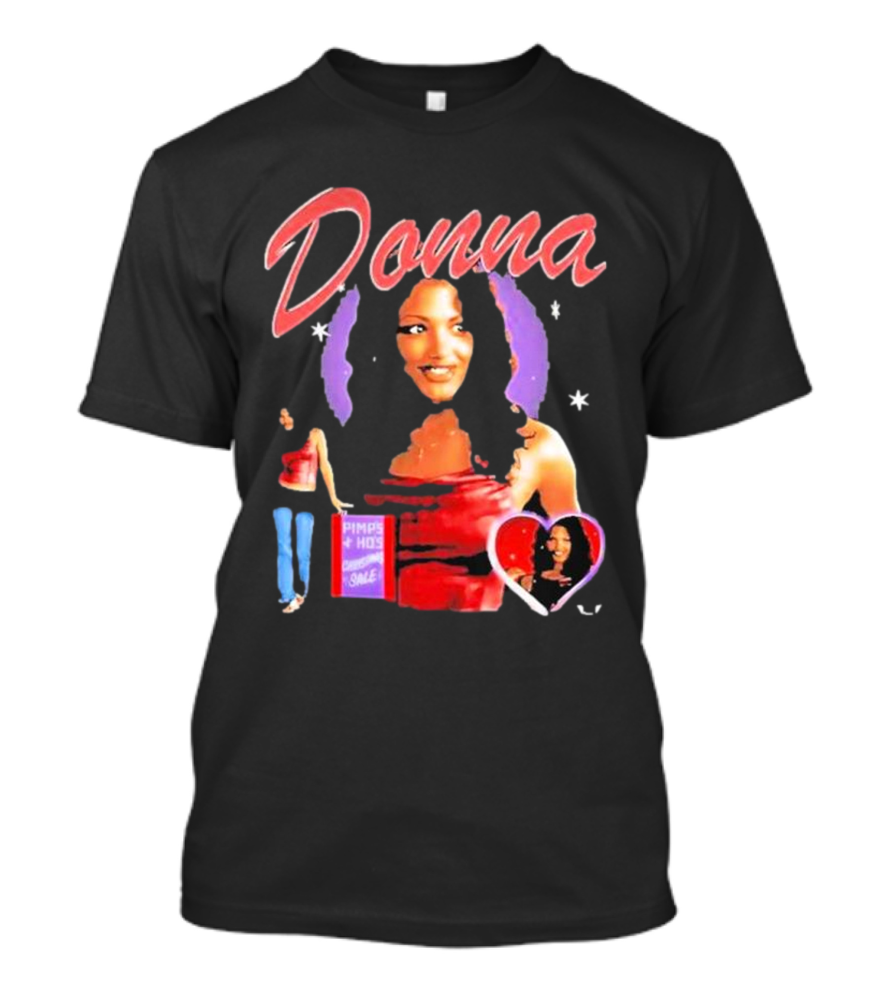 Donna Pimps N Hos Double Single T-Shirt