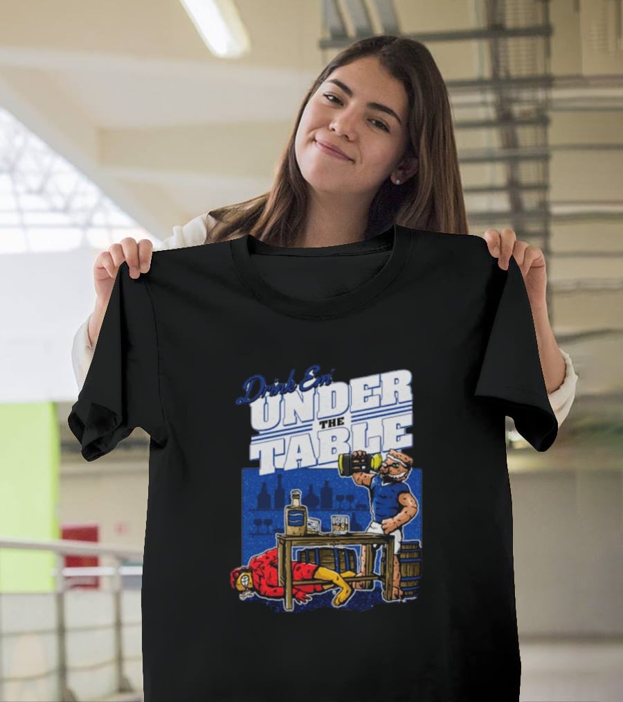 Kentucky Wildcats Vs. Louisville Cardinals Drink Em Under The Table T-Shirt