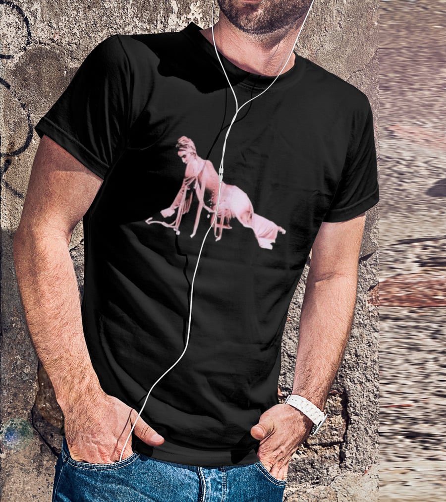 Alina Baraz Elegant Pink Silhouette Pose T-Shirt