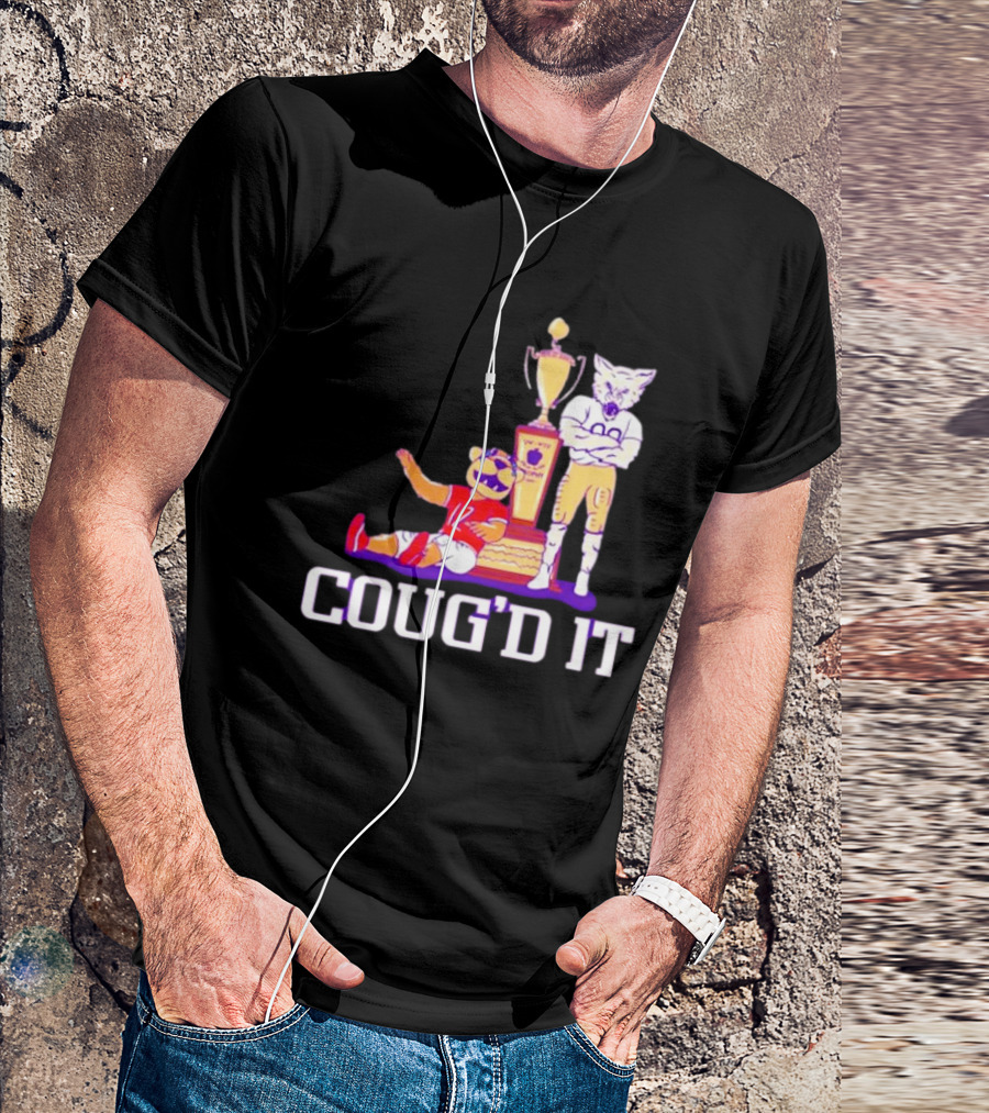 Washington Huskies Vs. Washington State Cougars Coug’d It Rivalry Trophy Victory T-Shirt