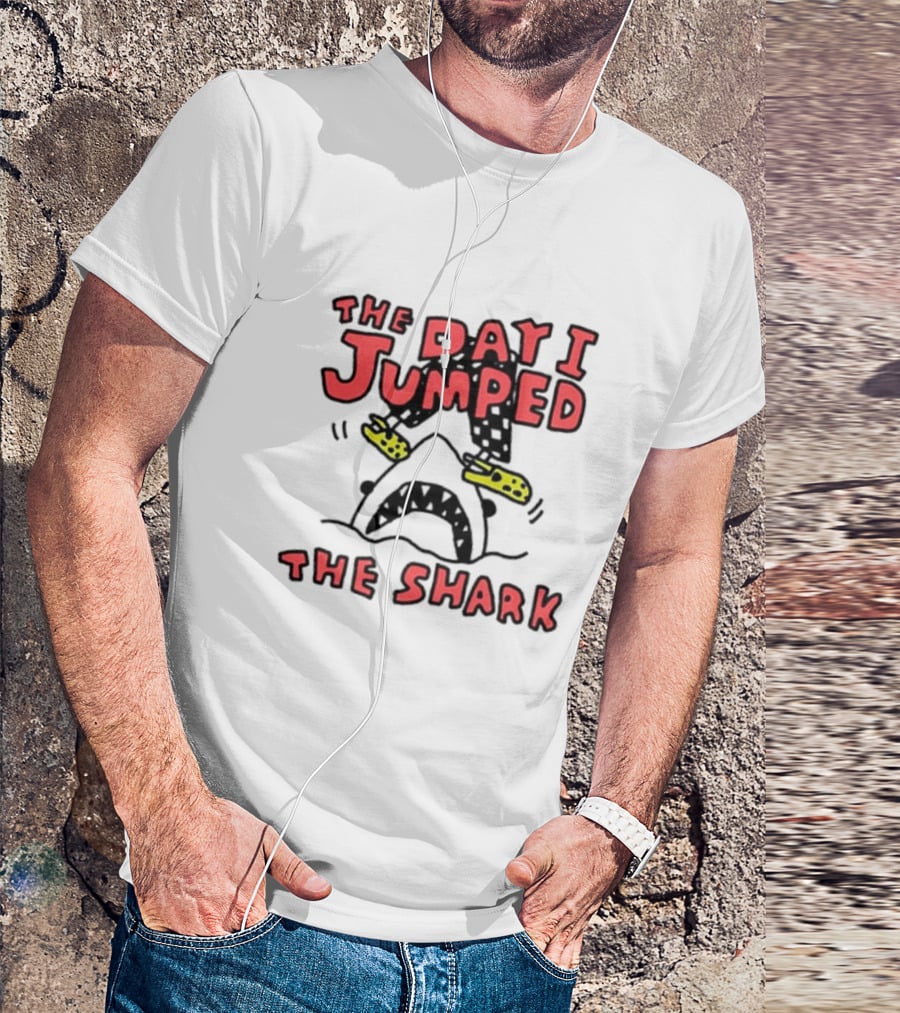 The Day I Jumped The Shark With Diving Fins T-Shirt
